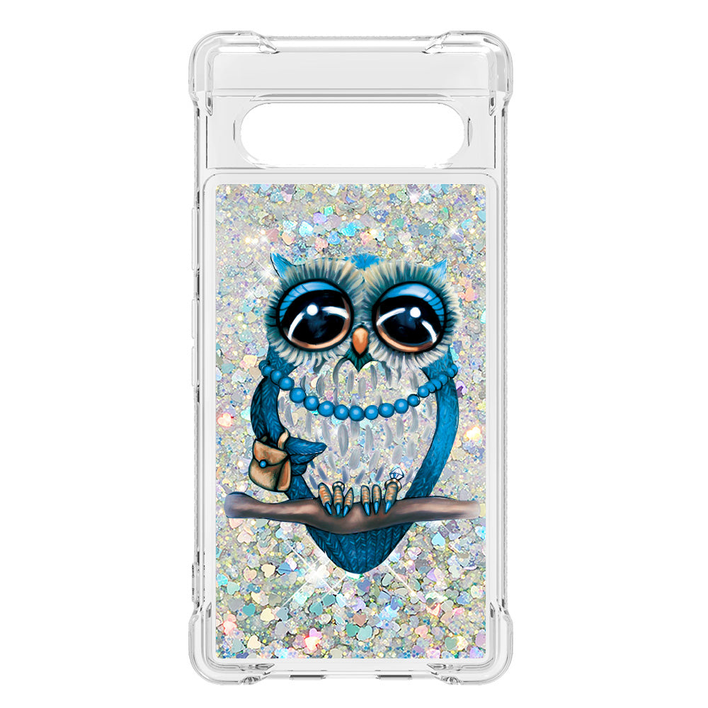 YB Quicksand Series-2 Phone Case for Google Pixel 7a 5G Anti-Drop Soft TPU Glittery Quicksand Case Pattern Printed Protective Cover YB Quicksand Series-2 Phone Case for Google Pixel 7a 5G Anti-Drop Soft TPU Glittery Quicksand Case Pattern Printed Protective Cover